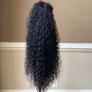 100% Human Hair 26 inch curly wig
